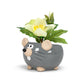 Mini Mouse Planter-Gray-2"H - Mellow Monkey
