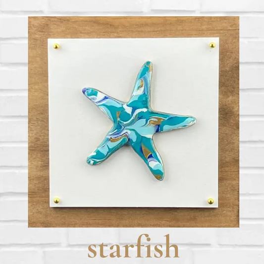 Starfish Resin Art - 5 1/2'' - Mellow Monkey