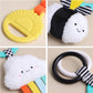 Bitzy Busy Ring™ Teething Activity Toy - High Contrast - Mellow Monkey
