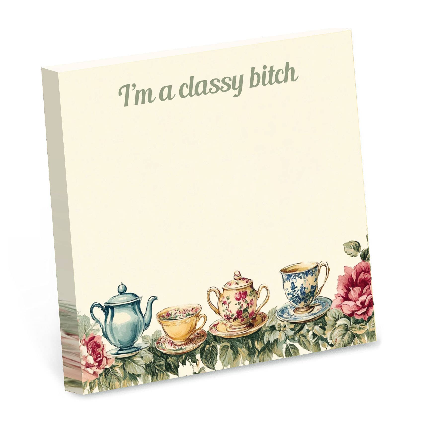 I’m a Classy Bitch - Funny Sticky Note Pad - Mellow Monkey
