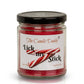 Lick My Stick Peppermint Holiday Candle - Funny Christmas - Mellow Monkey