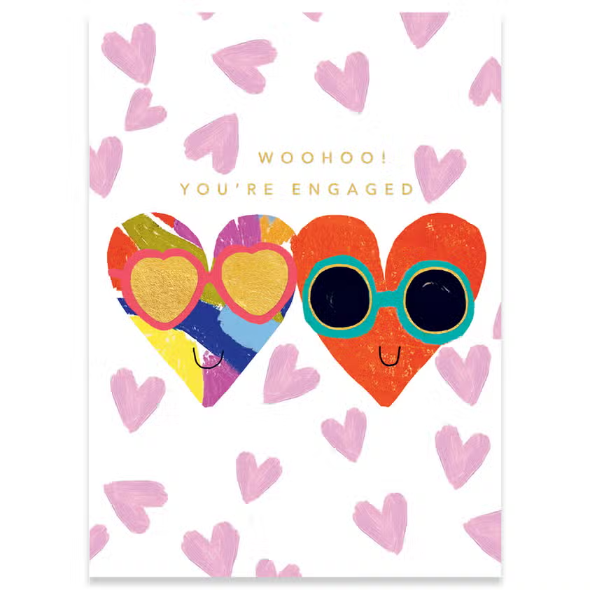 WooHoo!  You're Engaged - Engagement Greeting Card - Mellow Monkey