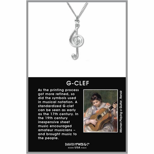 G-Clef Pendant Necklace - Mellow Monkey