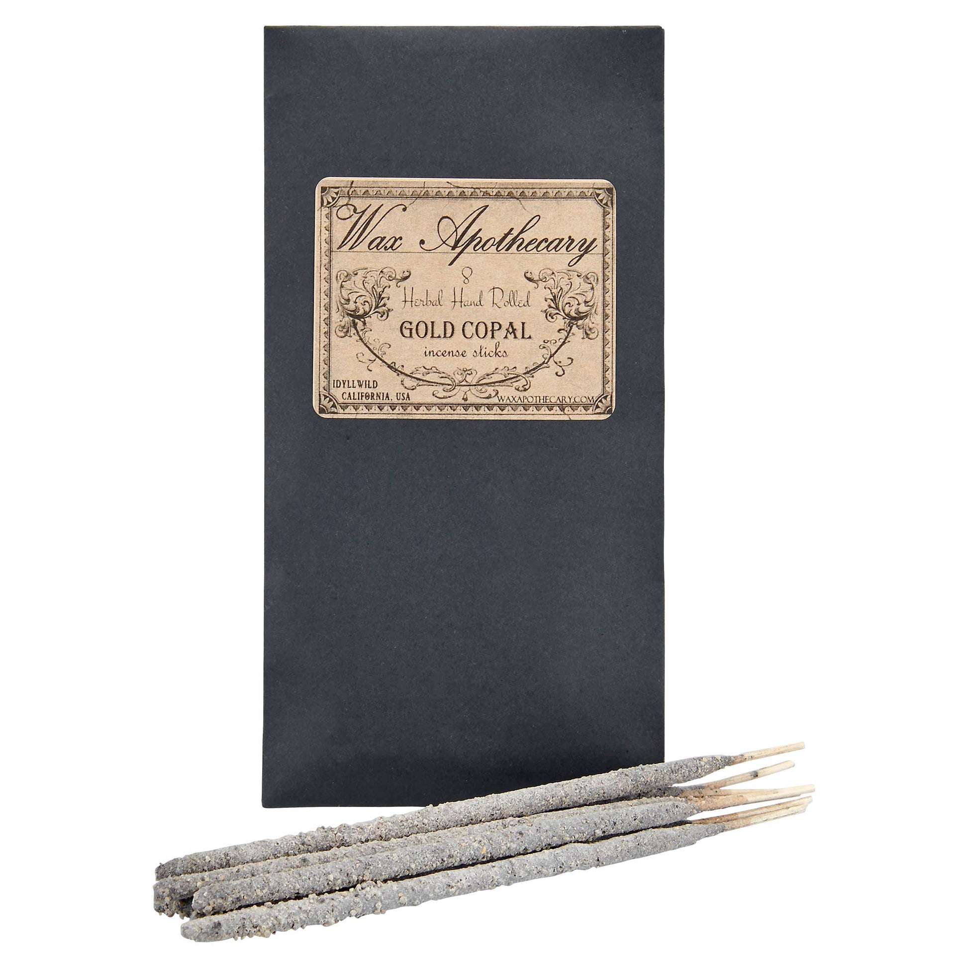 Handmade Incense - Gold Copal - 8 Sticks - Mellow Monkey