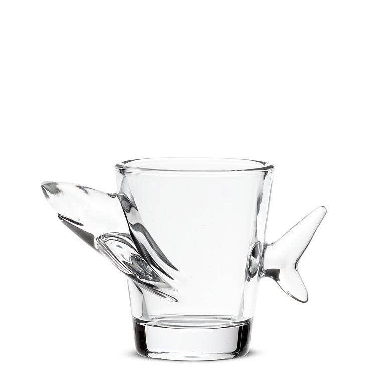 Shot Glass with Shark-3.5"L(2oz) - Mellow Monkey