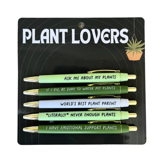 Plant Lovers - 5 Pen Set - Mellow Monkey