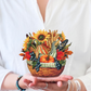 Freshcut Mini Golden Harvest Pop-Up Bouquet & Greeting Card - Mellow Monkey
