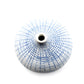 Tiny Congo - Porcelain Ceramic Bud Vase - Navy and White Geometric - 2.5 x 2.5 x 2.6 in - Mellow Monkey