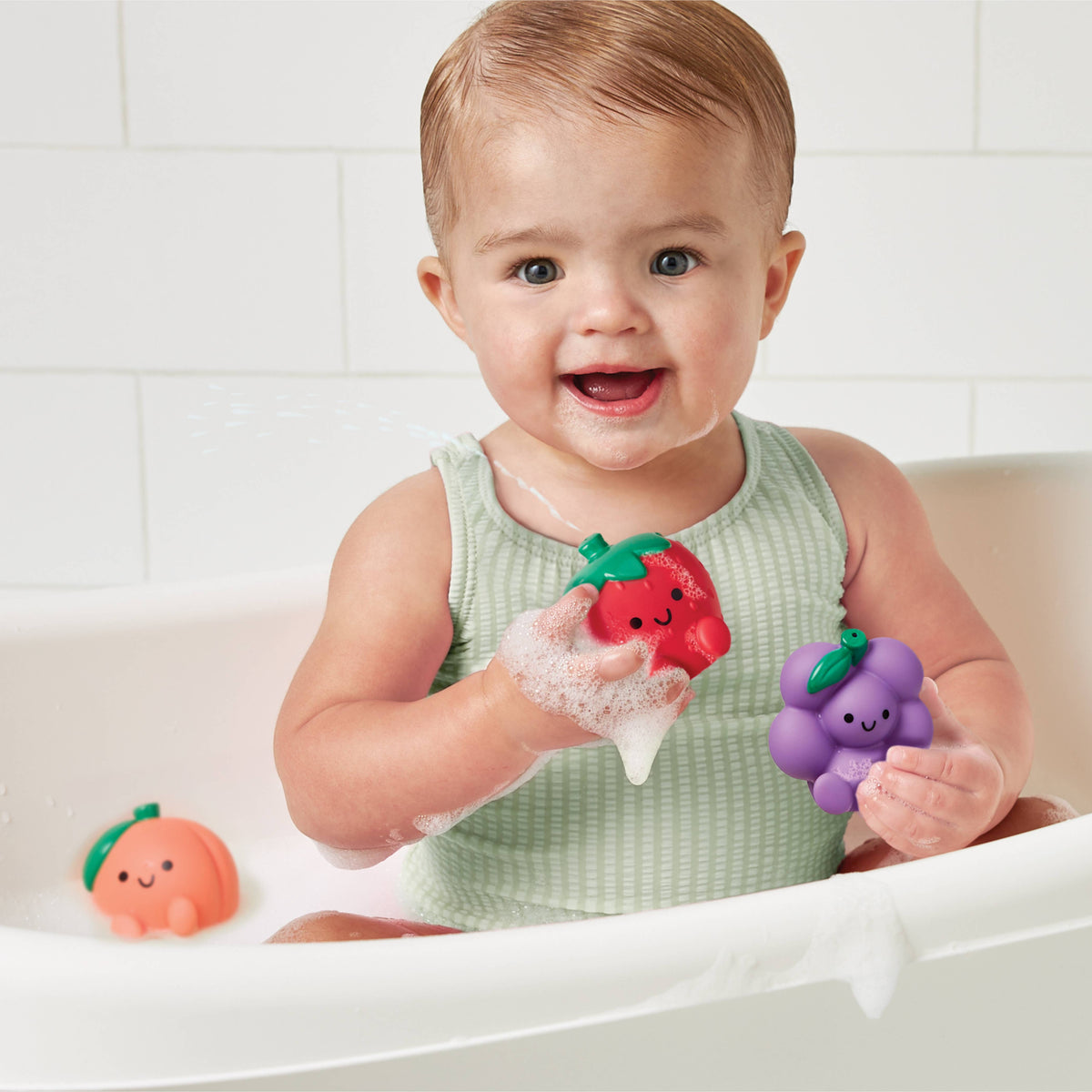 Itzy Splash Pals™ - Bath + Water Toy - Mellow Monkey