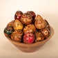 Mini Owl Gourd Ornament - 2-in