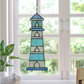 Blue Arabella Lighthouse Window Panel - 14-1/2-in