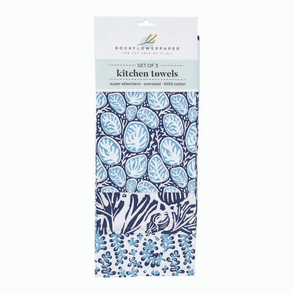 Sea Life - Kitchen Towels - Set of 3 - Mellow Monkey