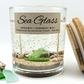 Sea Glass Gel Candle – Large 8oz Wax - Mellow Monkey
