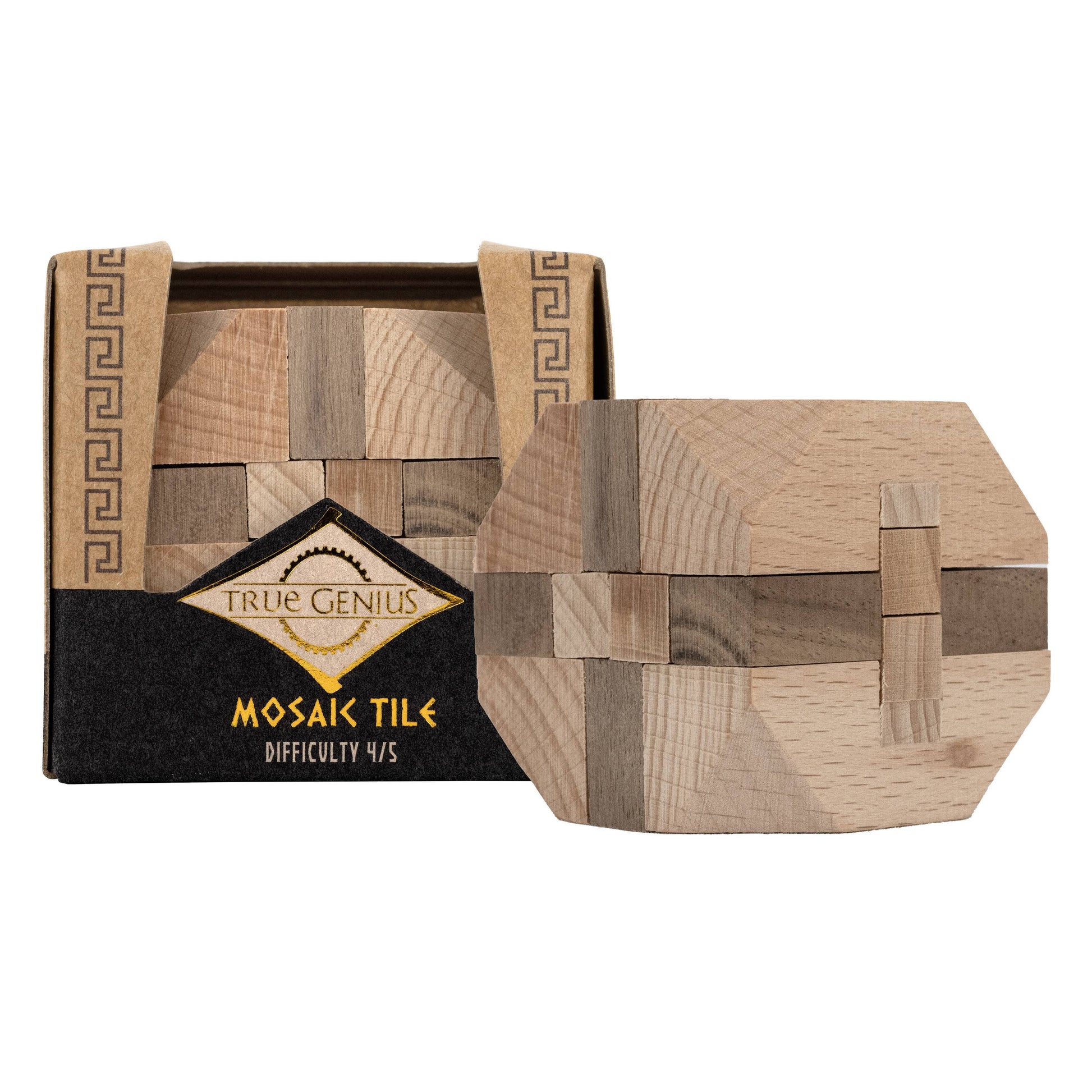 True Genius Wooden And Metal Puzzle - Mellow Monkey