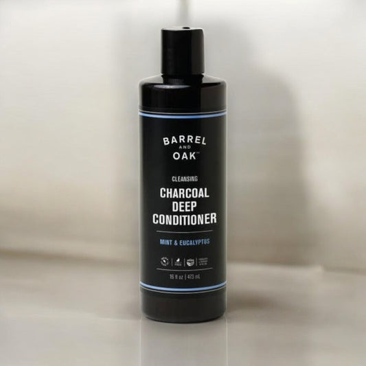 Barrel And Oak Cleansing Charcoal Conditioner - Mint and Eucalyptus 16 Fl oz