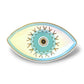 Aqua Evil Eye Shaped Protection Trinket Dish - 6-1/4-in