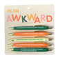 Awkward Pens - Set of 5 - Mellow Monkey