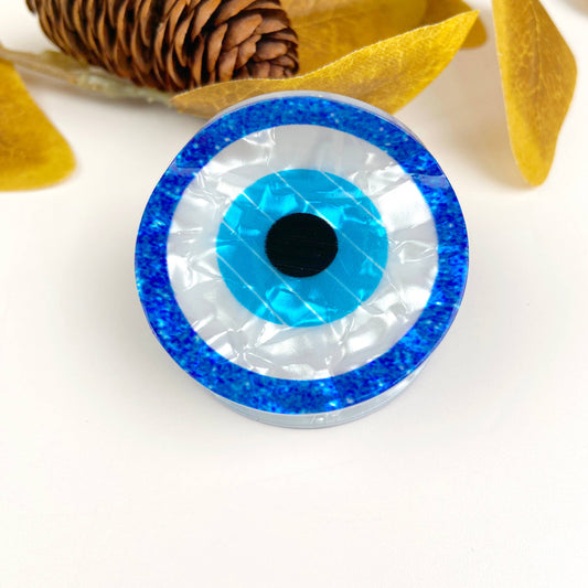 Devil Eyeball Hair Claw Clip: Blue - Mellow Monkey