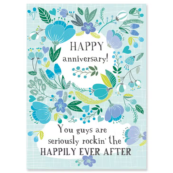 Happy Anniversary! You Guys Are Seriously Rockin' The Happily Ever After - Anniversary Greeting Card - Mellow Monkey