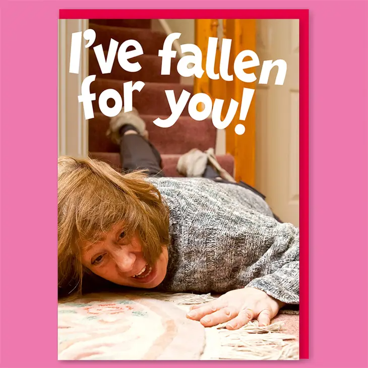 I've Fallen For You - Valentine's Day Greeting Card - Mellow Monkey