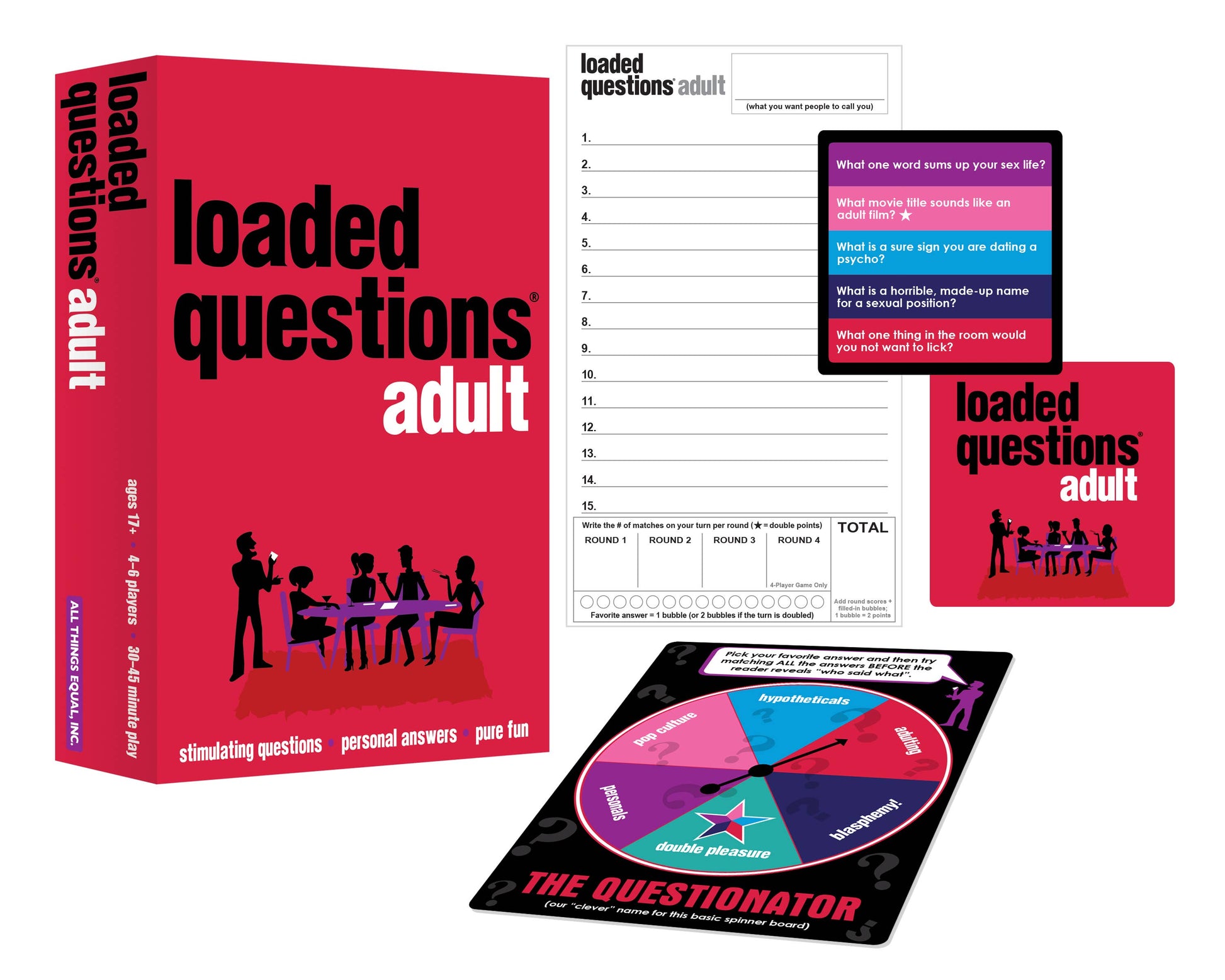 Loaded Questions Adult - Game - Mellow Monkey