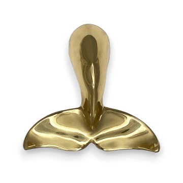 Whale Tail Door Knocker - Brass - Mellow Monkey