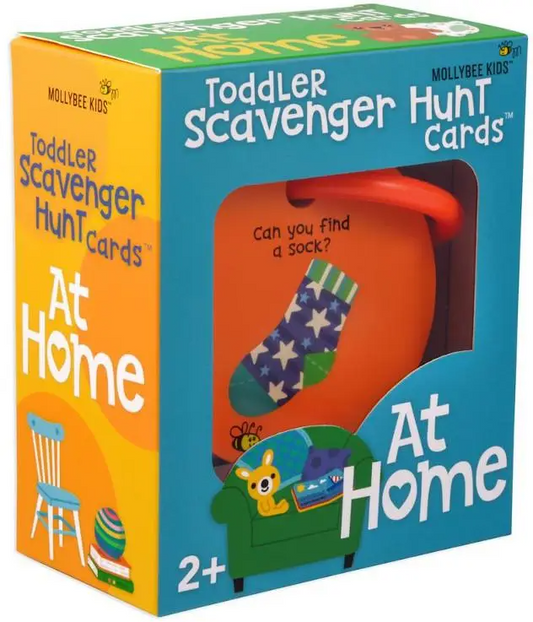 Toddler Scavenger Hunt Cards - Home - Mellow Monkey
