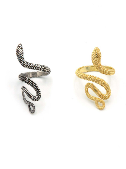 Viper Adjustable Snake Ring - Mellow Monkey