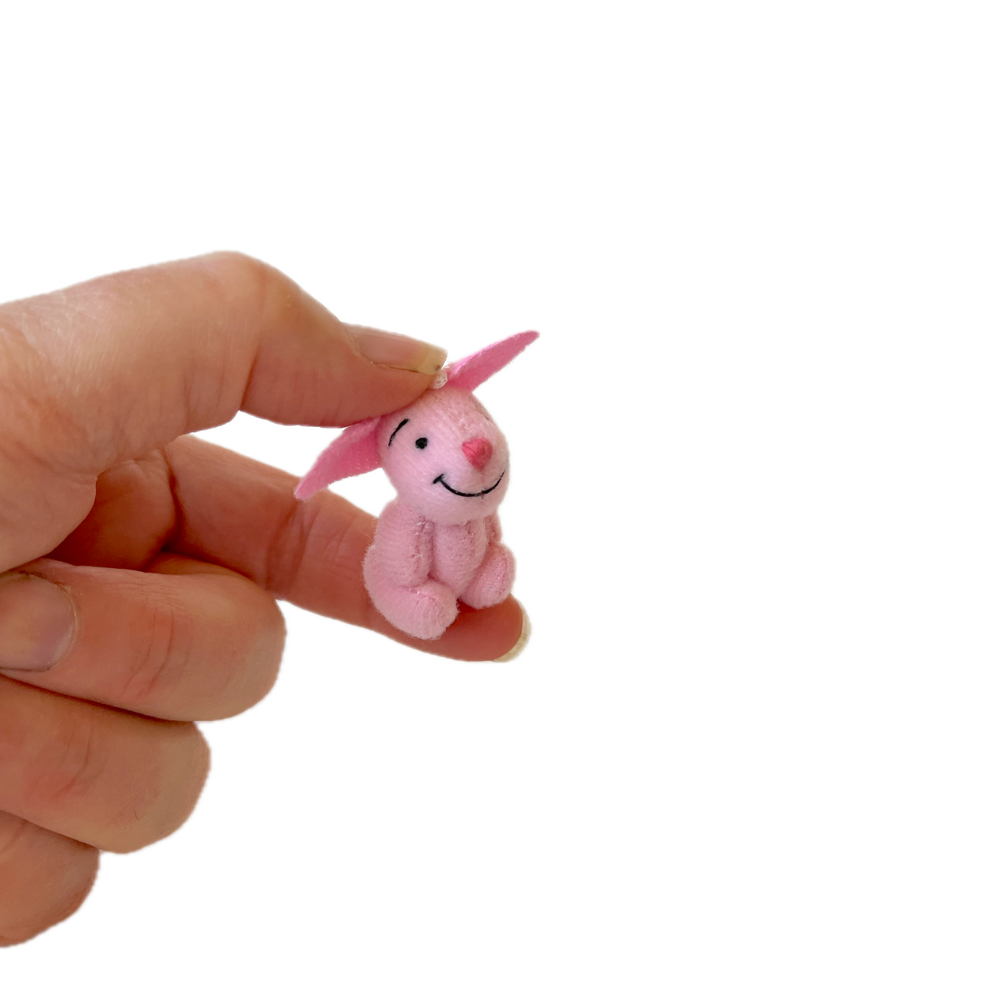 Miniature Plush Pig - Pink - Backpack Charm - 1-1/2-in - Mellow Monkey