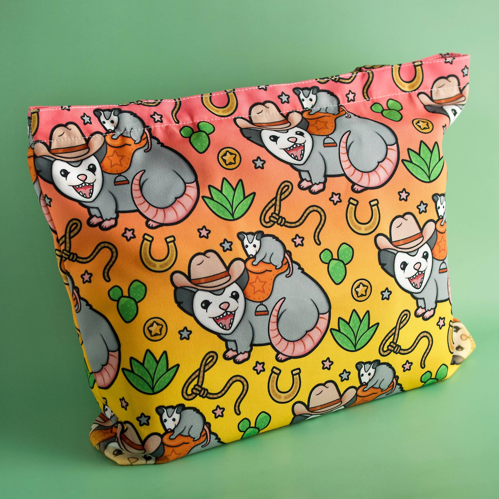 Possum Posse Tote Bag - Zippered - Washable - Mellow Monkey