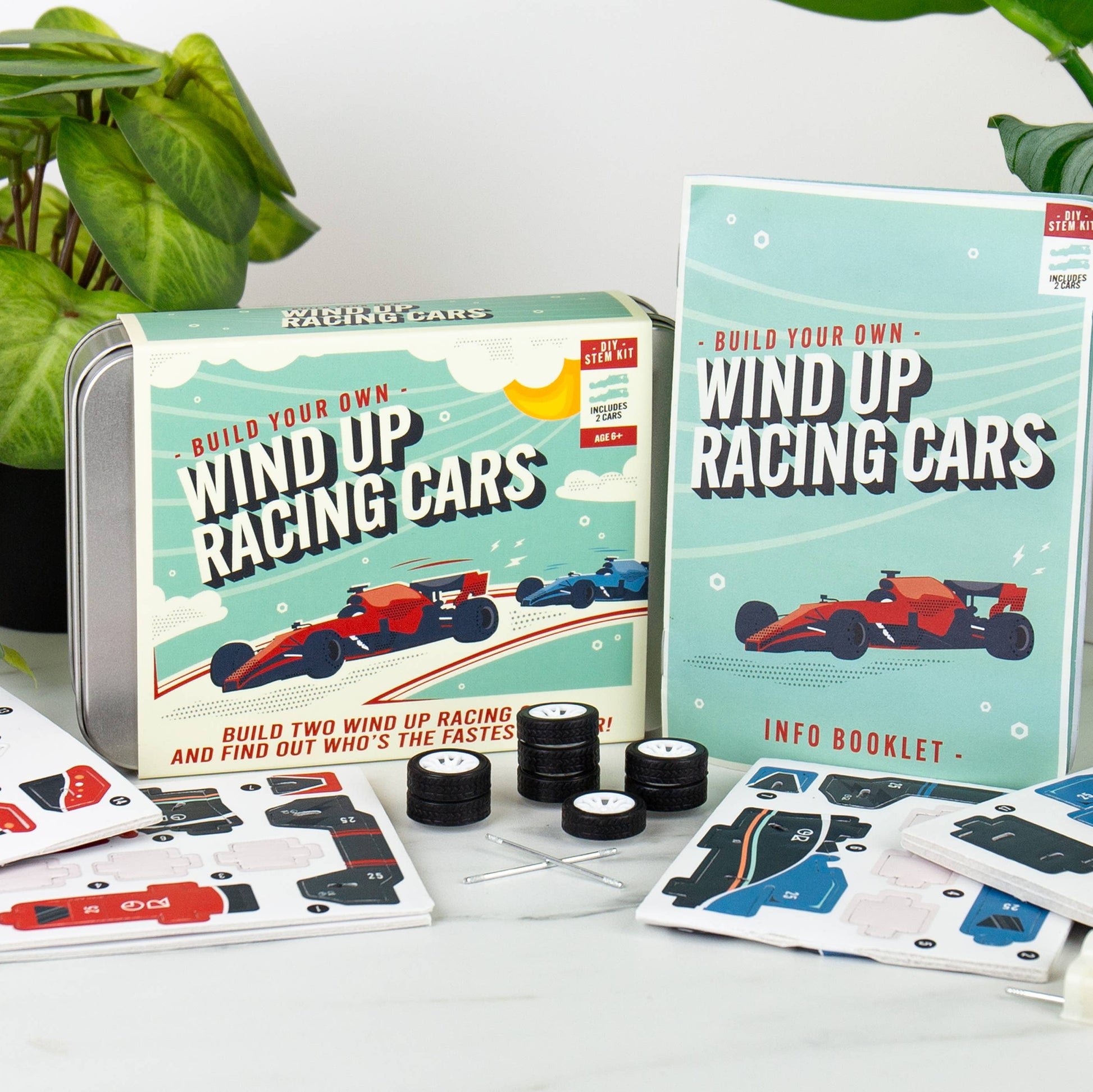 Build Your Own Wind Up Race Cars - Mellow Monkey