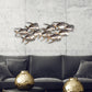 School of Lookdown Fish - Metal Wall Art - 47-in - Mellow Monkey