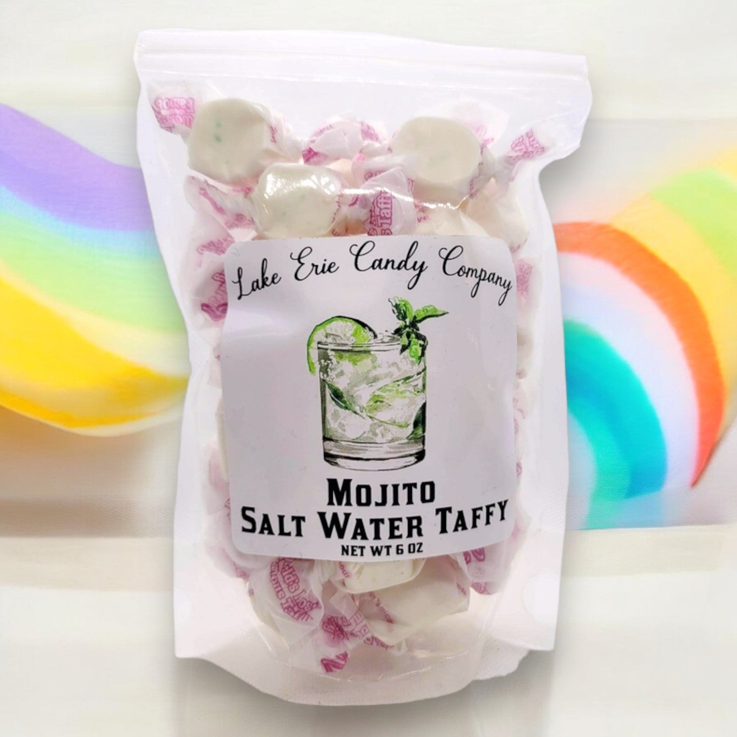 Mojito Salt Water Taffy - 6-oz - Mellow Monkey