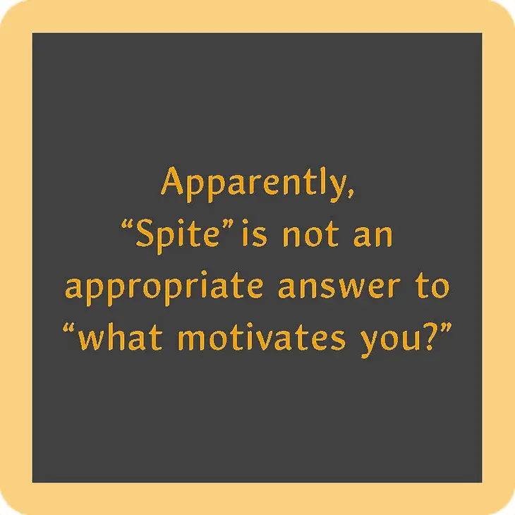 Spite is Not an Appropriate Answer - Coaster - 4-in - Mellow Monkey