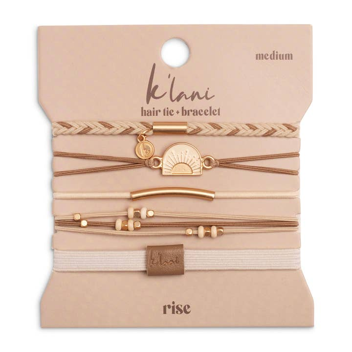 Rise - Hair Tie Bracelets - Medium - Mellow Monkey