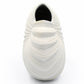 Palm - Handcrafted Porcelain Vase - White with Gray Dots - 5.4 x 4.1 x 6.8 in - Mellow Monkey