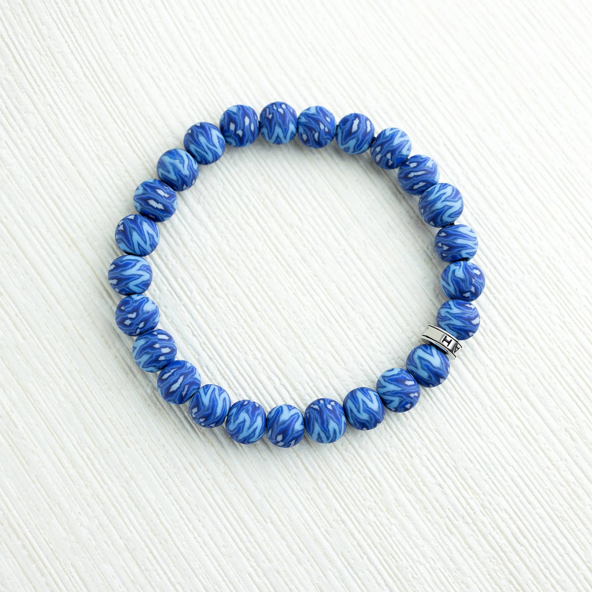 Blue Ikat Stack Bracelet - Mellow Monkey
