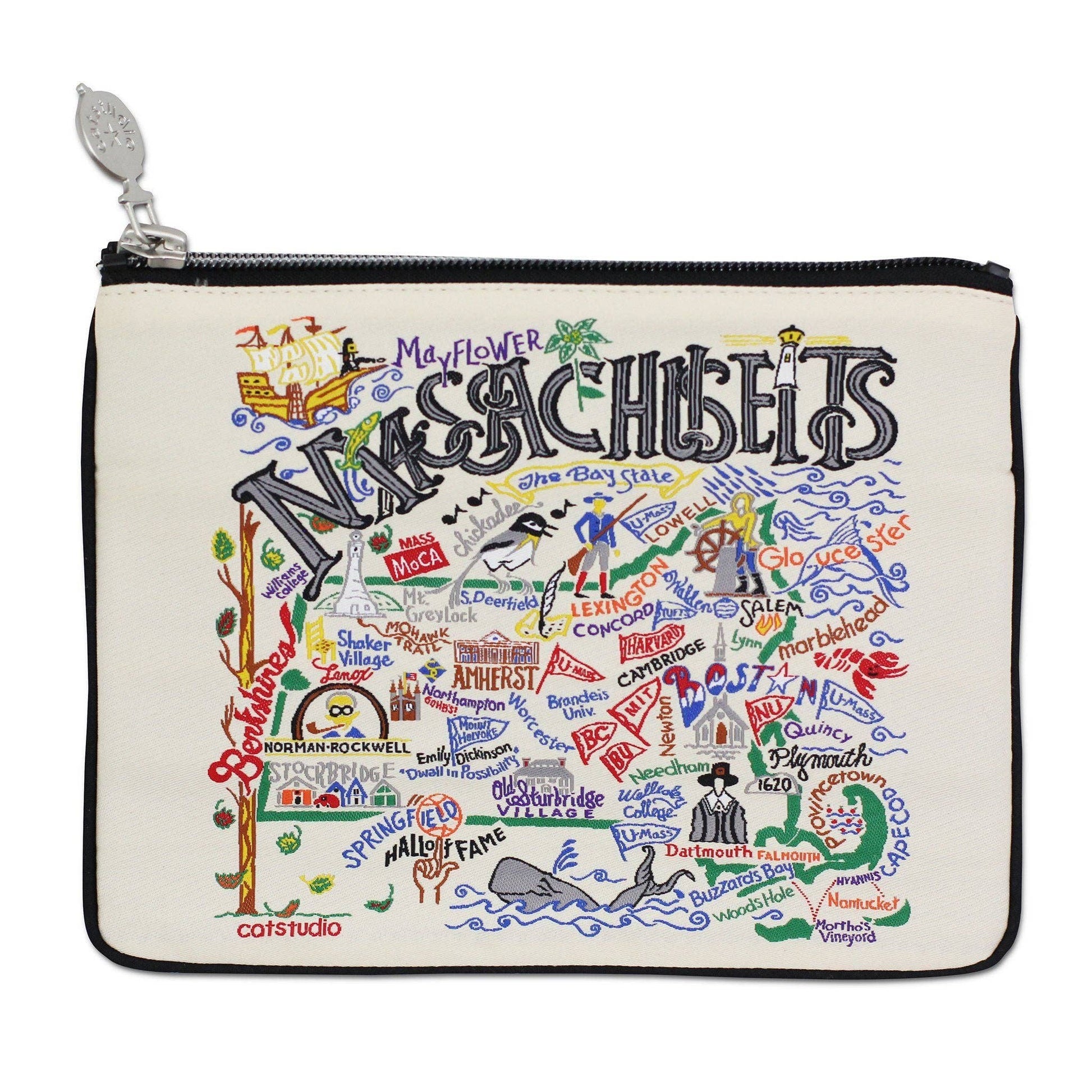 Massachusetts Zip Pouch - Mellow Monkey