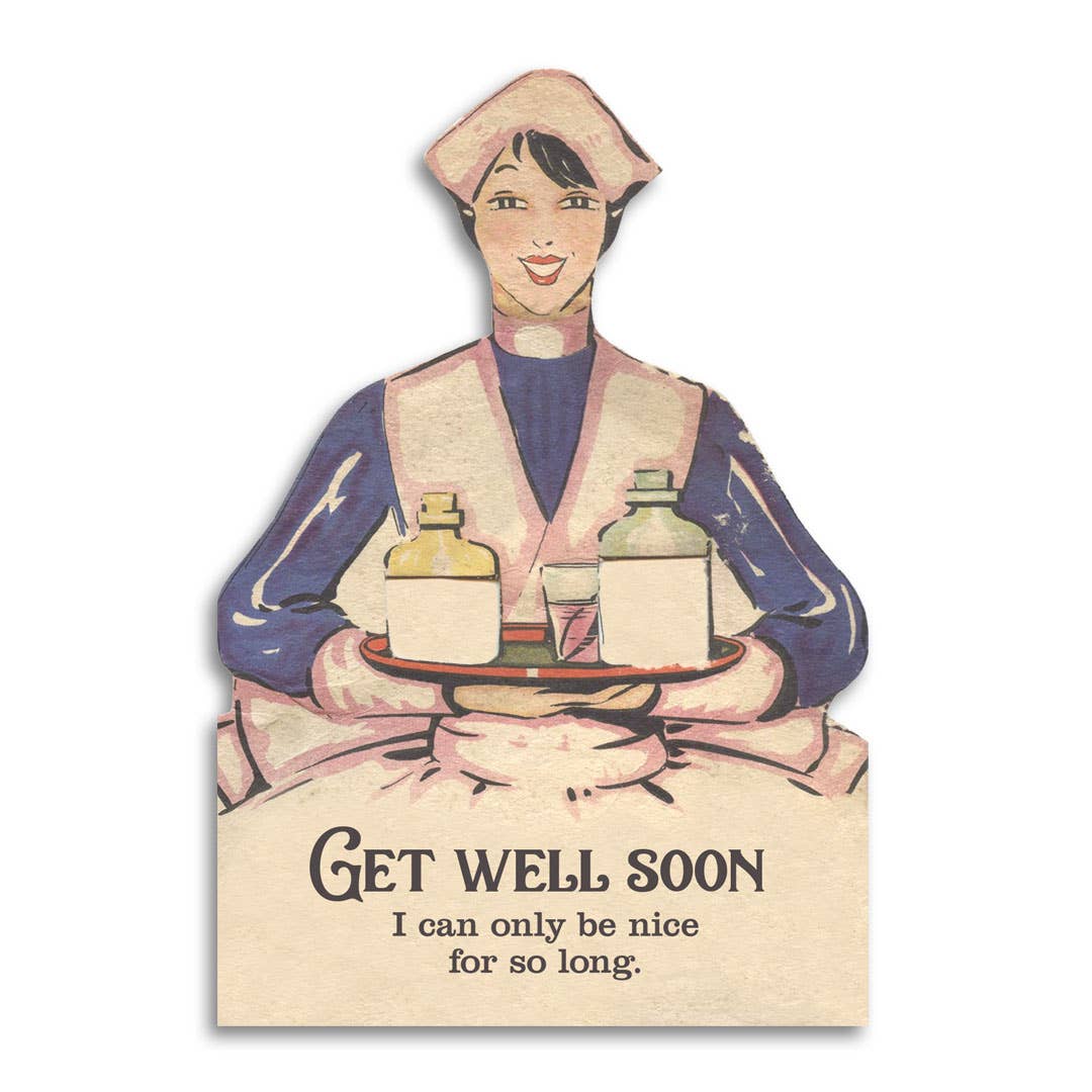 Get Well Soon - Greeting Card - Mellow Monkey