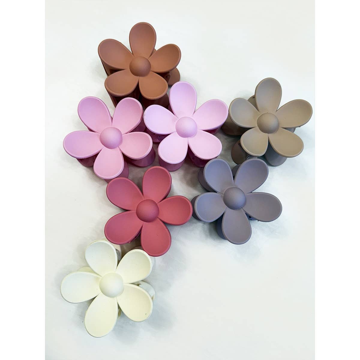 Daisy Claw Clip - Matte Sweet Colors - Mellow Monkey