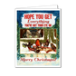 Everything You've Got Your Eye On - Christmas Card: 6 per style - Mellow Monkey