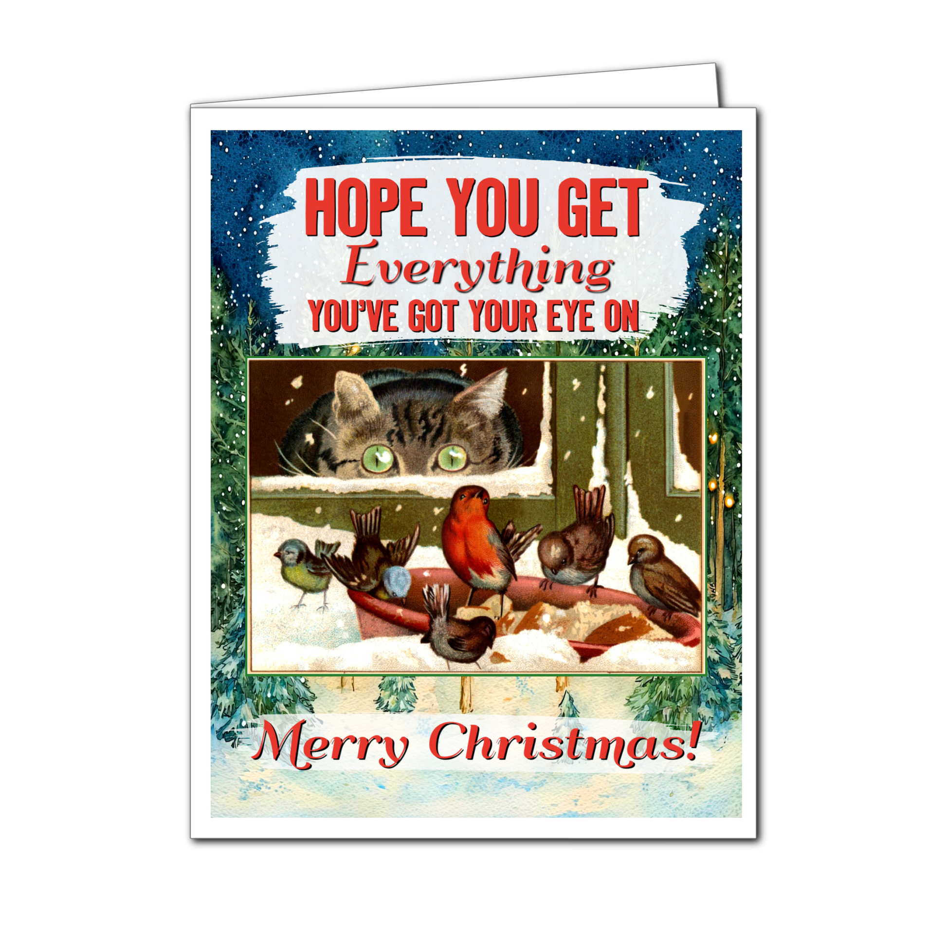 Everything You've Got Your Eye On - Christmas Card: 6 per style - Mellow Monkey