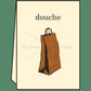 Douche Bag - Greeting Card - Mellow Monkey