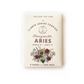 Aries - Flower Zodiac Card Set