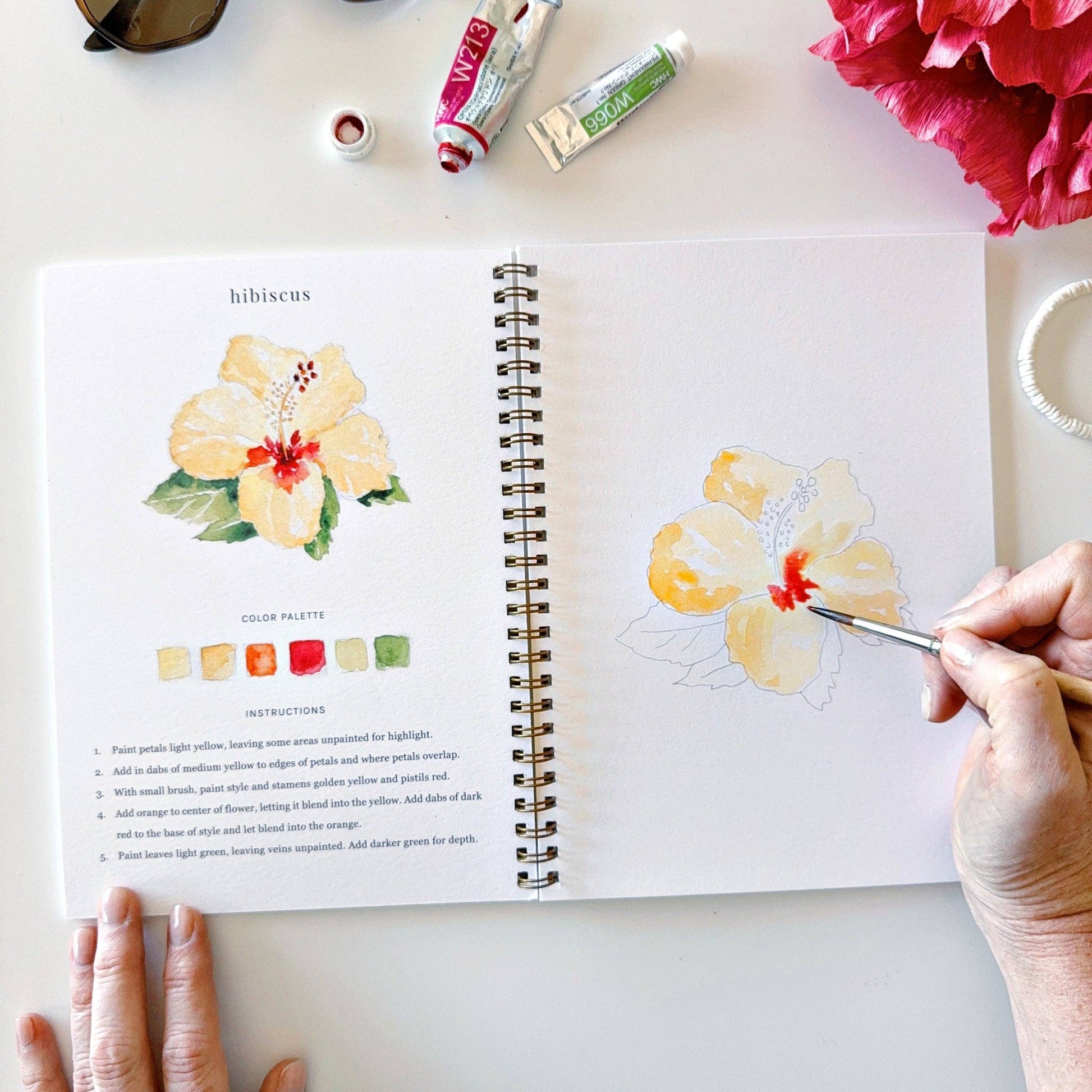 Tropical Watercolor Workbook - Mellow Monkey