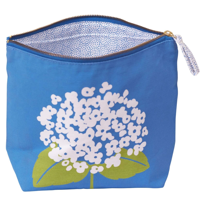 Hydrangea Solo - Zippered Pouch -11-in - Mellow Monkey