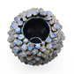 Lotus Pollens - Porcelain Ceramic Vase - Blue Effect - 5 x 5 x 4.8 in - Mellow Monkey