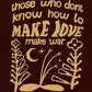 Make Love Not War - Framed Art Print - 8-in x 10-in - Mellow Monkey