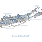 Long Island, NY - Heart Shaped Beach Rocks Print - Mellow Monkey