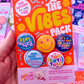 The Vibes Pack - Five Pack Pin Back Buttons